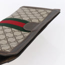 GUCCI GG Supreme Web Sherry Line Bag PVC Beige Red 41 014 2125 28 Auth th6520-6