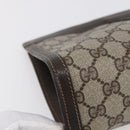 GUCCI GG Supreme Web Sherry Line Bag PVC Beige Red 41 014 2125 28 Auth th6520-9