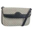 GUCCI Micro GG Supreme Shoulder Bag PVC Navy Gold 004 106 0024 Auth th6521-1