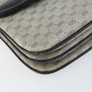 GUCCI Micro GG Supreme Shoulder Bag PVC Navy Gold 004 106 0024 Auth th6521-11