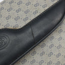 GUCCI Micro GG Supreme Shoulder Bag PVC Navy Gold 004 106 0024 Auth th6521-14