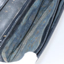 GUCCI Micro GG Supreme Shoulder Bag PVC Navy Gold 004 106 0024 Auth th6521-17