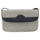 GUCCI Micro GG Supreme Shoulder Bag PVC Navy Gold 004 106 0024 Auth th6521-2