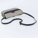 GUCCI Micro GG Supreme Shoulder Bag PVC Navy Gold 004 106 0024 Auth th6521-7