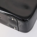 GUCCI Soho Hand Bag Enamel 2way Black Silver 000 1013 0504 Auth th6522-17