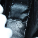 GUCCI Soho Hand Bag Enamel 2way Black Silver 000 1013 0504 Auth th6522-10