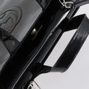 GUCCI Soho Hand Bag Enamel 2way Black Silver 000 1013 0504 Auth th6522-6