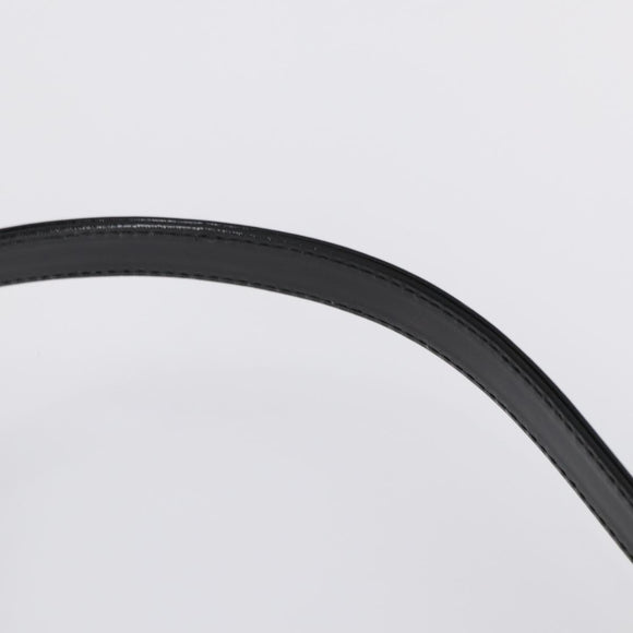 GUCCI Soho Hand Bag Enamel 2way Black Silver 000 1013 0504 Auth th6522