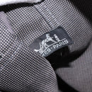 HERMES Her Line MM Hand Bag Canvas Gray Silver Auth th6523-21