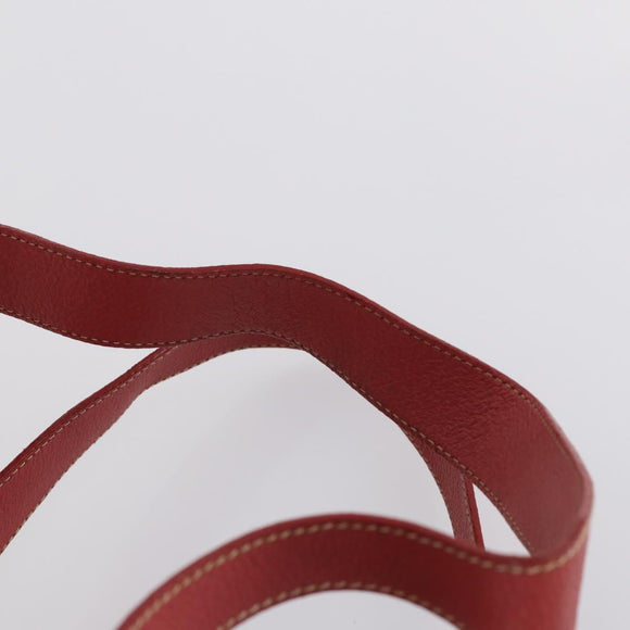 GUCCI Bamboo Backpack Suede Red Gold 003 2058 0016 Auth th6525