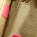 GUCCI Bamboo Backpack Suede Red Gold 003 2058 0016 Auth th6525-19