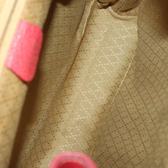 GUCCI Bamboo Backpack Suede Red Gold 003 2058 0016 Auth th6525