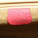 GUCCI Bamboo Backpack Suede Red Gold 003 2058 0016 Auth th6525-22