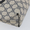 GUCCI GG Supreme Sherry Line Tote Bag PVC Navy Red 002 4487 39 Auth th6526-14