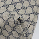 GUCCI GG Supreme Sherry Line Tote Bag PVC Navy Red 002 4487 39 Auth th6526-15