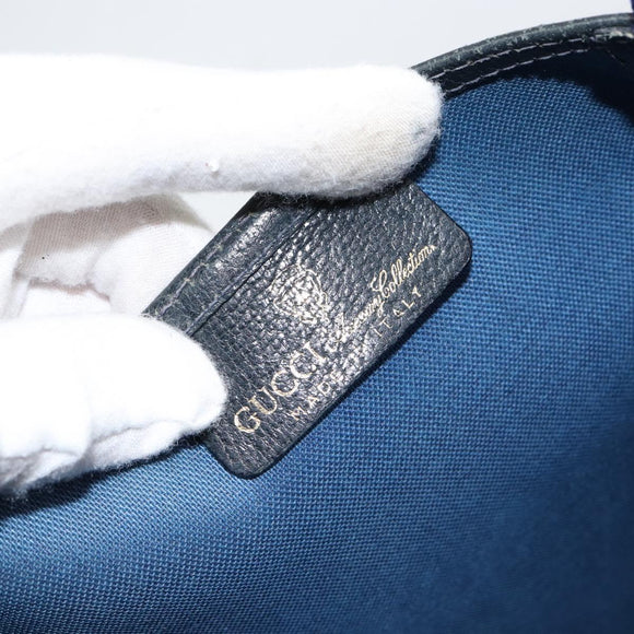 GUCCI GG Supreme Sherry Line Tote Bag PVC Navy Red 002 4487 39 Auth th6526