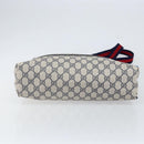 GUCCI GG Supreme Sherry Line Tote Bag PVC Navy Red 002 4487 39 Auth th6526-5