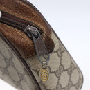 GUCCI GG Supreme Web Sherry Line Bag PVC Beige Red 40 014 3553 Auth th6527-12