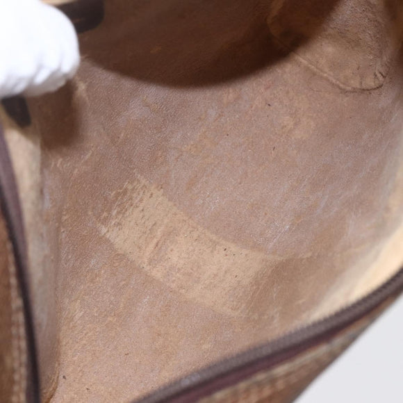 GUCCI GG Supreme Web Sherry Line Bag PVC Beige Red 40 014 3553 Auth th6527