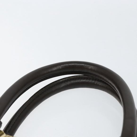 LOUIS VUITTON Monogram Mini Alma Haut Hand Bag Khaki M92203 LV Auth th6528