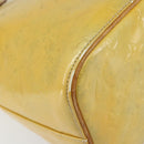 LOUIS VUITTON Monogram Vernis Houston Hand Bag Gris M91053 LV Auth th6529-17