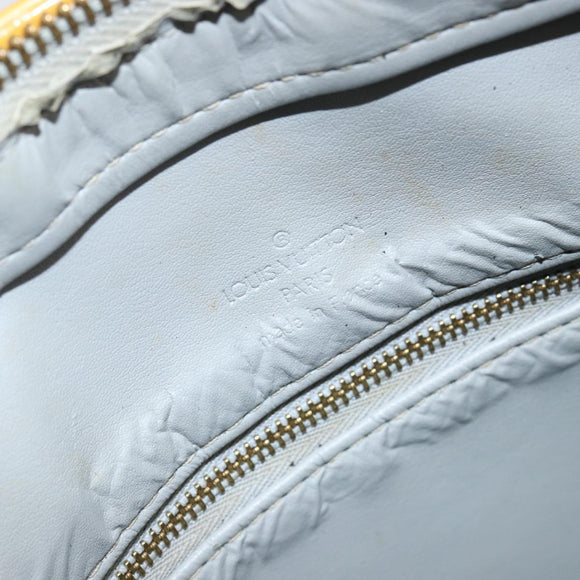 LOUIS VUITTON Monogram Vernis Houston Hand Bag Gris M91053 LV Auth th6529