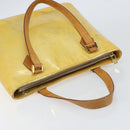 LOUIS VUITTON Monogram Vernis Houston Hand Bag Gris M91053 LV Auth th6529-6