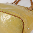 LOUIS VUITTON Monogram Vernis Houston Hand Bag Gris M91053 LV Auth th6530-15