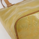 LOUIS VUITTON Monogram Vernis Houston Hand Bag Gris M91053 LV Auth th6530-16