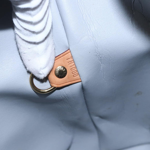 LOUIS VUITTON Monogram Vernis Houston Hand Bag Gris M91053 LV Auth th6530