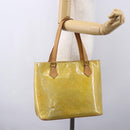 LOUIS VUITTON Monogram Vernis Houston Hand Bag Gris M91053 LV Auth th6530-25