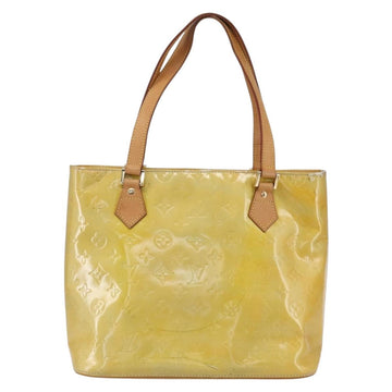 LOUIS VUITTON Monogram Vernis Houston Hand Bag Gris M91053 LV Auth th6530 - 0