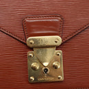 LOUIS VUITTON Epi Serie Dragonne Hand Bag Brown M52618 LV Auth th6531-17