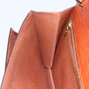 LOUIS VUITTON Epi Serie Dragonne Hand Bag Brown M52618 LV Auth th6531-21