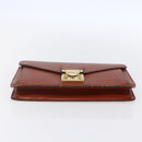 LOUIS VUITTON Epi Serie Dragonne Hand Bag Brown M52618 LV Auth th6531-6