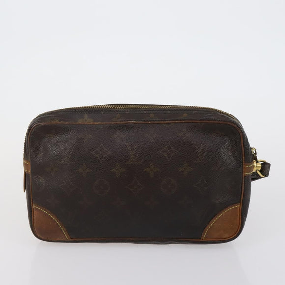 LOUIS VUITTON Monogram Clutch Bag 3 Set LV Auth th6534