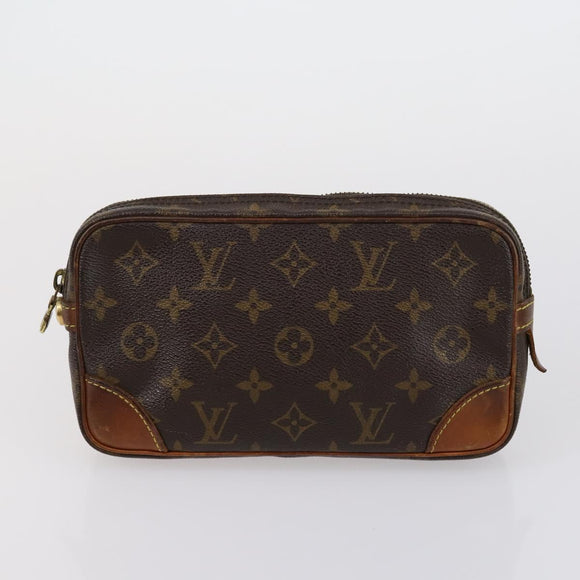 LOUIS VUITTON Monogram Clutch Bag 3 Set LV Auth th6534