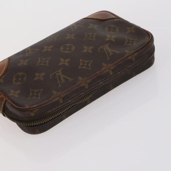 LOUIS VUITTON Monogram Clutch Bag 3 Set LV Auth th6534