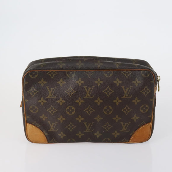 LOUIS VUITTON Monogram Clutch Bag 3 Set LV Auth th6534