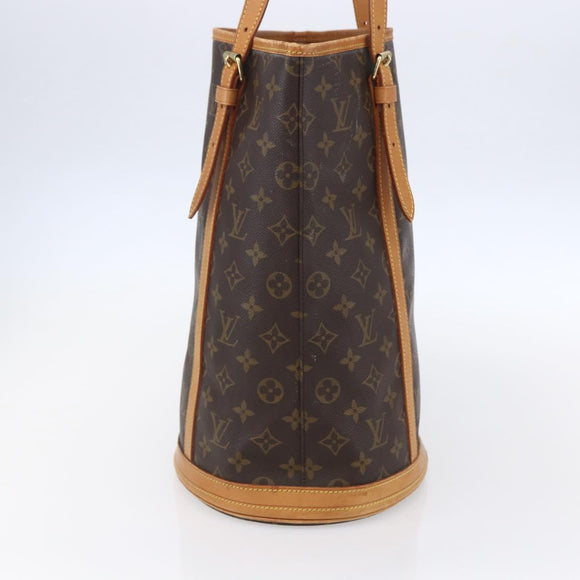 LOUIS VUITTON Monogram Bucket GM Shoulder Bag M42236 LV Auth th6535