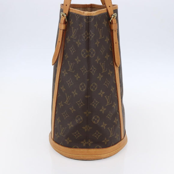 LOUIS VUITTON Monogram Bucket GM Shoulder Bag M42236 LV Auth th6535