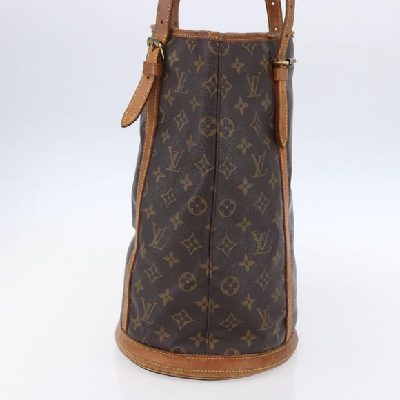 LOUIS VUITTON Monogram Bucket GM Shoulder Bag M42236 LV Auth th6537