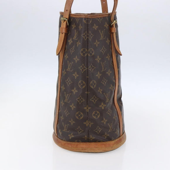 LOUIS VUITTON Monogram Bucket GM Shoulder Bag M42236 LV Auth th6537