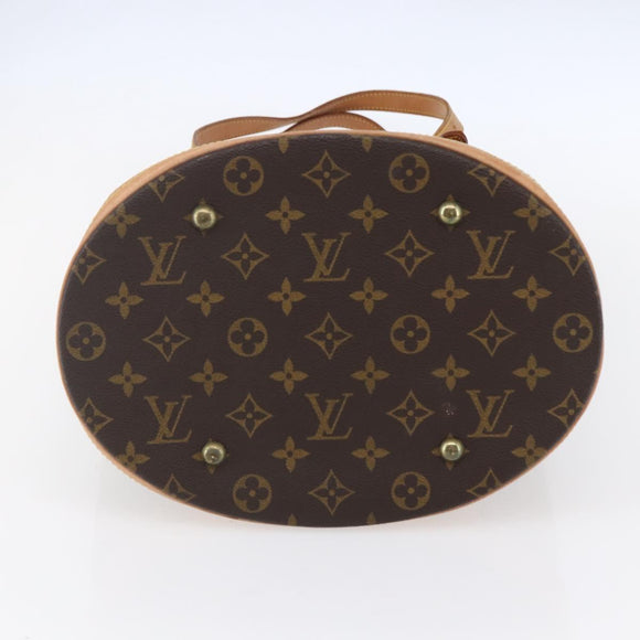 LOUIS VUITTON Monogram Bucket GM Shoulder Bag M42236 LV Auth th6539