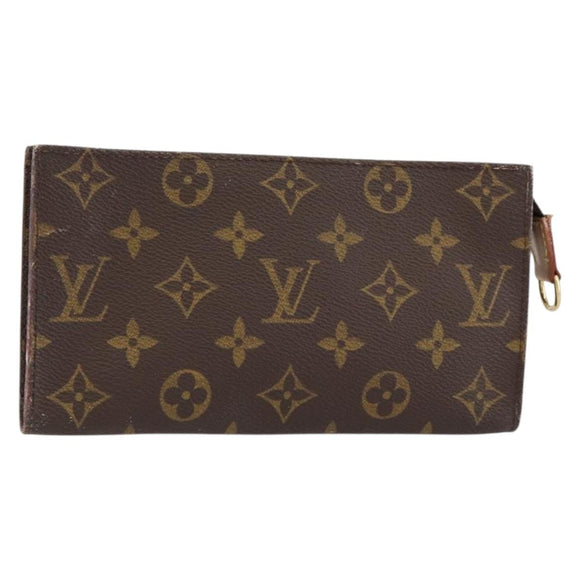 LOUIS VUITTON Monogram Bucket GM Accessory Pouch LV Auth th6540