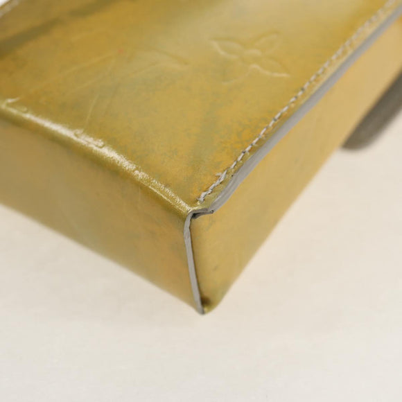 LOUIS VUITTON Monogram Vernis Walker Wallet Gris M91031 LV Auth th6542