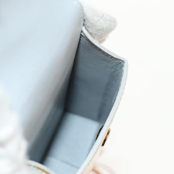 LOUIS VUITTON Monogram Vernis Walker Wallet Gris M91031 LV Auth th6542