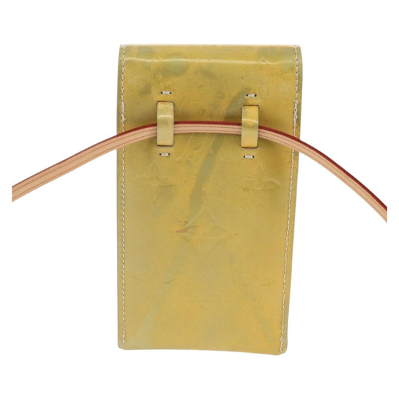 LOUIS VUITTON Monogram Vernis Walker Wallet Gris M91031 LV Auth th6542