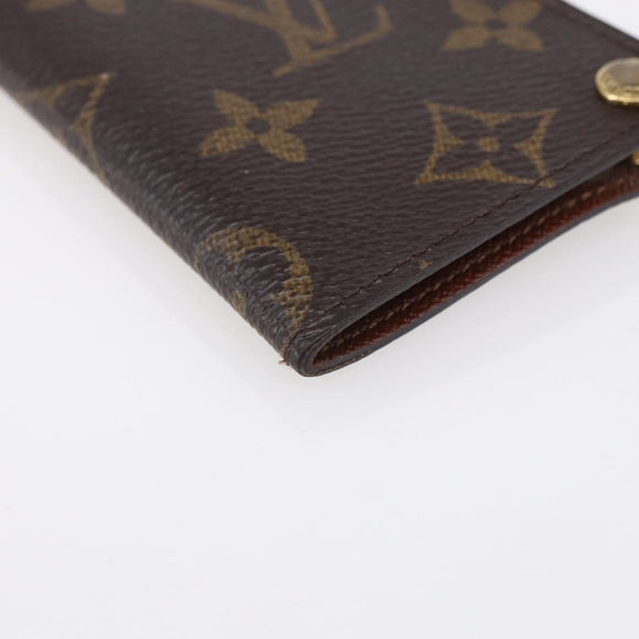 LOUIS VUITTON Monogram Porto Cartes Crdit Pression Card Case M60937 Auth th6543