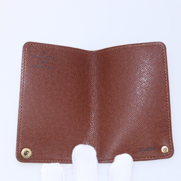 LOUIS VUITTON Monogram Porto Cartes Crdit Pression Card Case M60937 Auth th6543